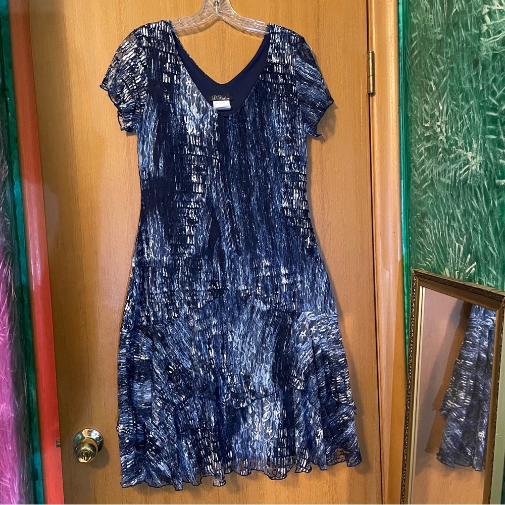 L’Atelier Blue Lace Dress